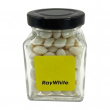 Small Glass Jar with Chewy Mints 100g